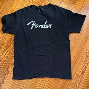 Fender black cotton men’s t-shirt small